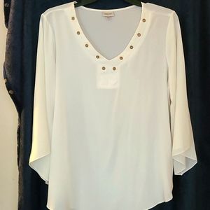 Avenue, 18/20, ivory blouse
